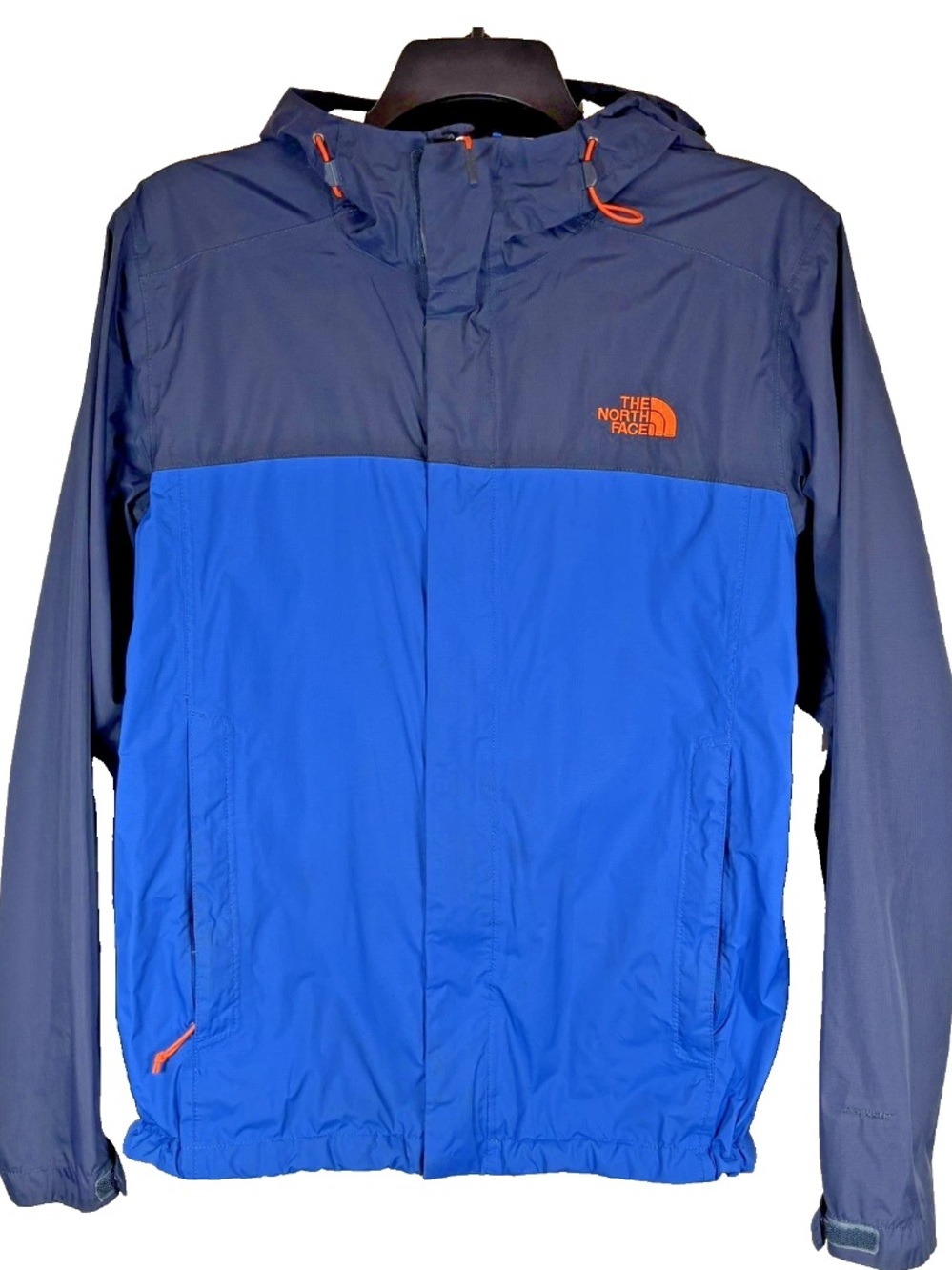 The North Face Venture 2 Rain Jacket Mens M Blue DryVent Outdoor Hiking Gorpcore